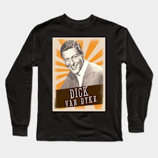 Vintage Asthetic Dick Van Dyke 80s Long Sleeve T-Shirt